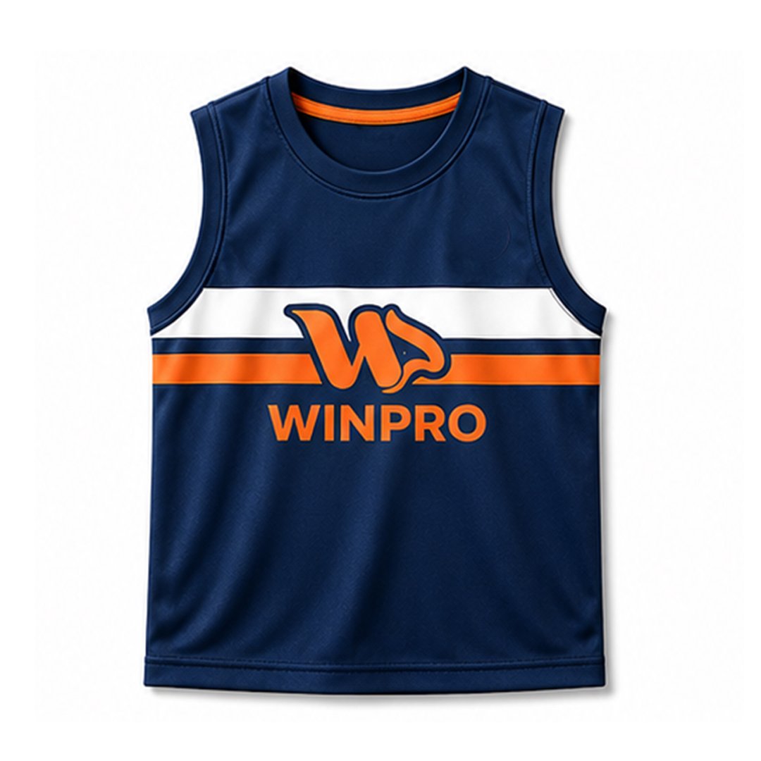 blue & orange top front blue & orange top front