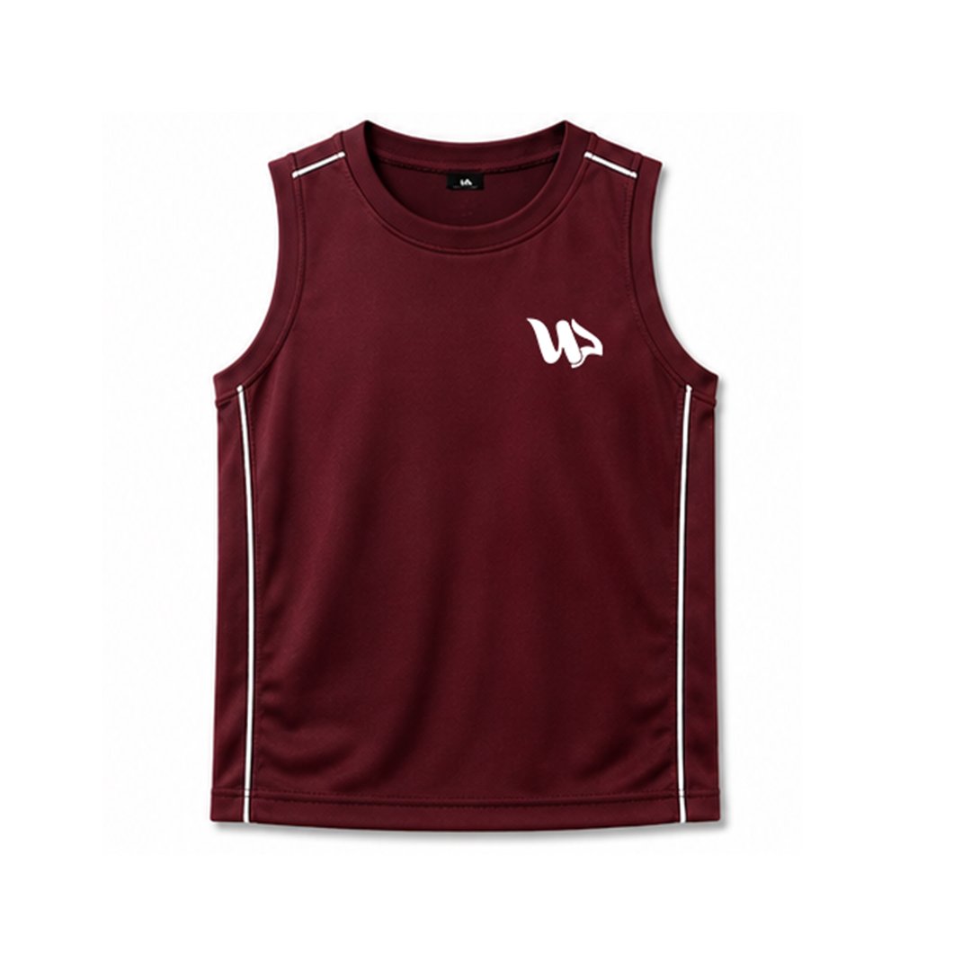 maroon top front maroon top front
